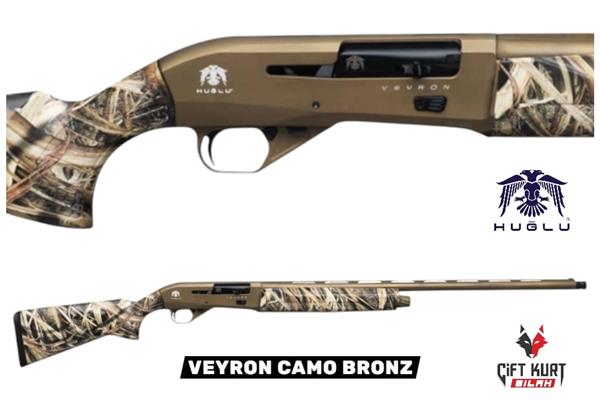 Huğlu VEYRON CAMO BRONZ Tüplü Şarjörlü Yarı Otomatik Av Tüfeği